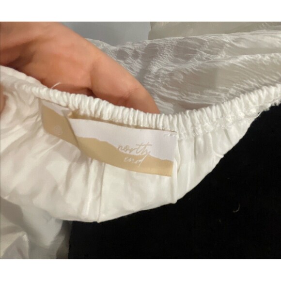 NWT North end Prairie Cottagecore White peasant dress - Picture 9 of 9